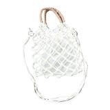 オフホワイト | あみバッグ ロープショルダーバッグ 鞄 | mili an deni