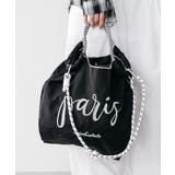 ブラック | ３ＷＡＹフォントロープトートバッグ トートバッグ ショルダーバッグ | mili an deni