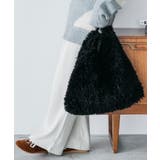 ブラック | エコファーワンハンドルバッグ ハンドバッグ 2WAY仕様 | mili an deni