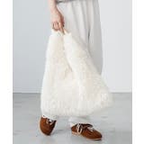 オフホワイト | エコファーワンハンドルバッグ ハンドバッグ 2WAY仕様 | mili an deni