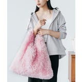 ピンク | エコファーワンハンドルバッグ ハンドバッグ 2WAY仕様 | mili an deni