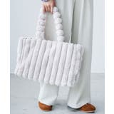 ライトグレー | エコファートートバッグ ハンドバッグ マグネットボタン | mili an deni