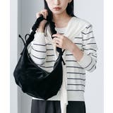ブラック | 2WAYシャーリングバッグ ハンドバッグ ショルダーバッグ | mili an deni