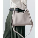 グレージュ | スクウェアフラップフェイクレザーバッグ ショルダーバッグ ハンドバッグ | mili an deni