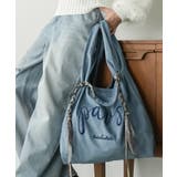 ブルー | スウェード２ＷＡＹロープバッグ ハンドバッグ ショルダーバッグ | mili an deni