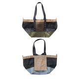 ベージュ×ライトブルー | トートバッグ レディース メッシュバッグ | mili an deni