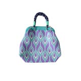 パープルピーコック | カラフルロープ ニットハンドバッグ レディース | mili an deni