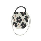 ブラックフラワー | ニットトートバッグ レディース 春夏 | mili an deni