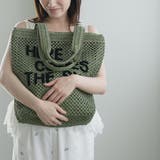 バッグ レディース ロゴジュートトートバッグ | mili an deni | 詳細画像14 