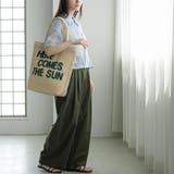 バッグ レディース ロゴジュートトートバッグ | mili an deni | 詳細画像19 
