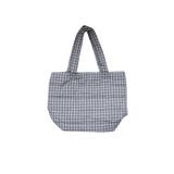 ブルーチェック | トートバッグ レディース キルティング | mili an deni
