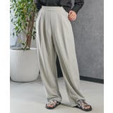 ライトグレー | レディース カットジョーゼットタックパンツ チュールドット | mili an deni