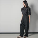 レディース カットジョーゼットタックパンツ チュールドット | mili an deni | 詳細画像19 