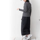 サイドドロストカーゴスカート シャーリング ロング丈 | mili an deni | 詳細画像21 