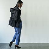 センタープレステーパードパンツ ストレッチ ロング丈 | mili an deni | 詳細画像22