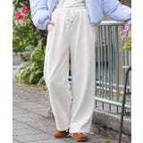 アイボリー | コーデュロイ裏フリースボンディングパンツ 裏起毛 ストレッチ | mili an deni