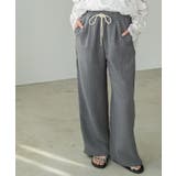 グレー | ストライプ イージーパンツ レディース | mili an deni