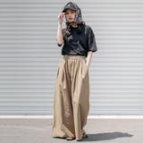 スカーフ付き ミリタリーワイドパンツ ロング丈 | mili an deni | 詳細画像11 