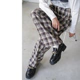 ネルチェックイージーパンツ ロング丈 イージーパンツ | mili an deni | 詳細画像19 