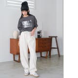 スウェットカーブパンツ ロング丈 イージーパンツ | mili an deni | 詳細画像20 