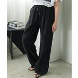 ブラック | シャイニードット イージーパンツ レディース | mili an deni