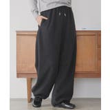 ブラック | ボアパンツ レディース イージーパンツ | mili an deni