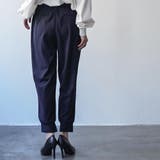 フロントスリットテーパード パンツ ロング丈 | mili an deni | 詳細画像12 