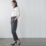 フロントスリットテーパード パンツ ロング丈 | mili an deni | 詳細画像16 