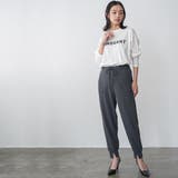 フロントスリットテーパード パンツ ロング丈 | mili an deni | 詳細画像17 