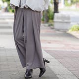 フロントタックパンツ ワイドパンツ ペアスキン | mili an deni | 詳細画像7 