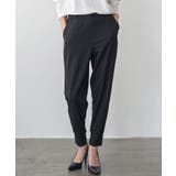 ブラック | ペアスキンバックスリットジョガーパンツ ロング丈 M | mili an deni