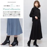 リブニットフレアスカート ミモレ丈 M | mili an deni | 詳細画像4