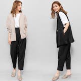 センタープレステーパードパンツ ロング丈 ボトムス | mili an deni | 詳細画像15 