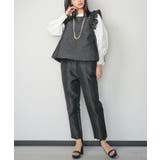 ブラック | レディース ドットセットアップ 上下セット | mili an deni