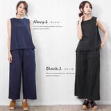 綿麻 セットアップ ノースリーブ | mili an deni | 詳細画像6