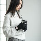 裏起毛スマホタッチ手袋 スマホタッチ対応 無地 | mili an deni | 詳細画像15 