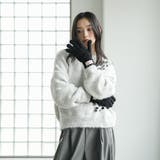 裏起毛スマホタッチ手袋 スマホタッチ対応 無地 | mili an deni | 詳細画像17 