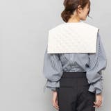 ピーチキャンバスキルト付け襟 セーラーカラー 無地 | mili an deni | 詳細画像5 