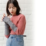 配色ニットアームカバー 手袋 フリーサイズ | mili an deni | 詳細画像5