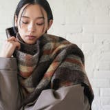 チェック起毛ストール ウール 大きめストール | mili an deni | 詳細画像14 
