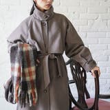 チェック起毛ストール ウール 大きめストール | mili an deni | 詳細画像16 