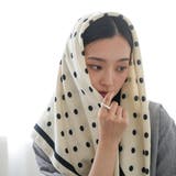大判 ドットスカーフ レディース | mili an deni | 詳細画像6