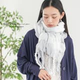 チェック柄大判ストール 穴あきストール チェック柄 | mili an deni | 詳細画像5 