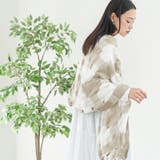 チェック柄大判ストール 穴あきストール チェック柄 | mili an deni | 詳細画像10 