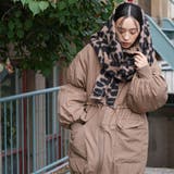 レオパード起毛ストール 大判 ストール | mili an deni | 詳細画像8 