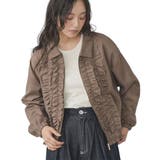 モカ | ブルゾン レディース フロントフリル | mili an deni