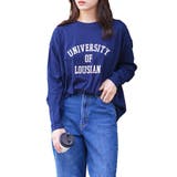 ネイビー | カレッジプリントロンT カレッジロゴ プリント | mili an deni