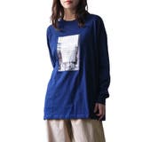 ネイビー | フォトプリントロンT シティスケープ プリント | mili an deni