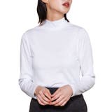 オフホワイト | 発熱加工ハイネックプルオーバー 長袖 カットソー | mili an deni