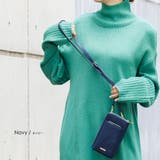 ネイビー | ウォレットミニショルダー バッグ 鞄 | mili an deni